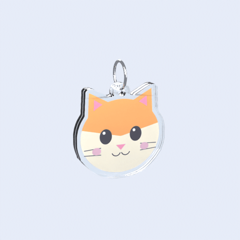The keychain layers separating and closing again